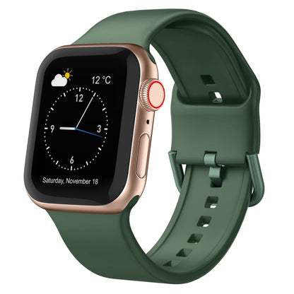 Pin Buckle Silicone Watch Band, For Apple Watch 42mm