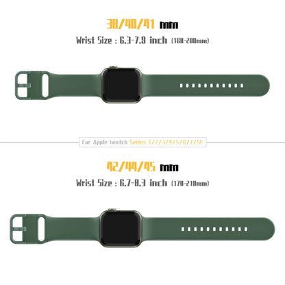 Pin Buckle Silicone Watch Band, For Apple Watch 42mm