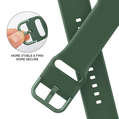 Pin Buckle Silicone Watch Band, For Apple Watch 42mm