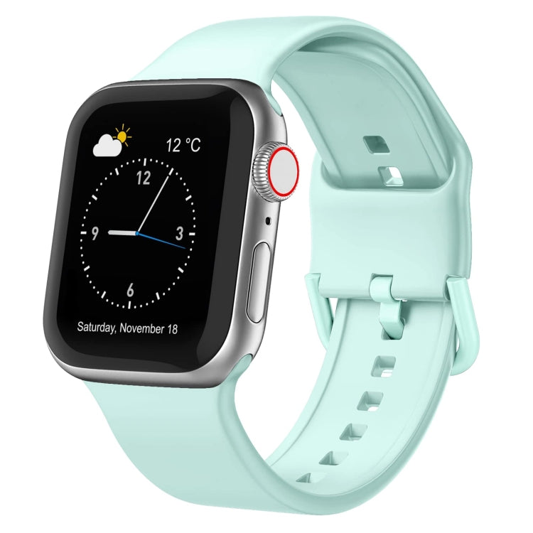 Pin Buckle Silicone Watch Band, For Apple Watch 42mm