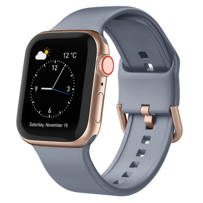 Pin Buckle Silicone Watch Band, For Apple Watch 42mm