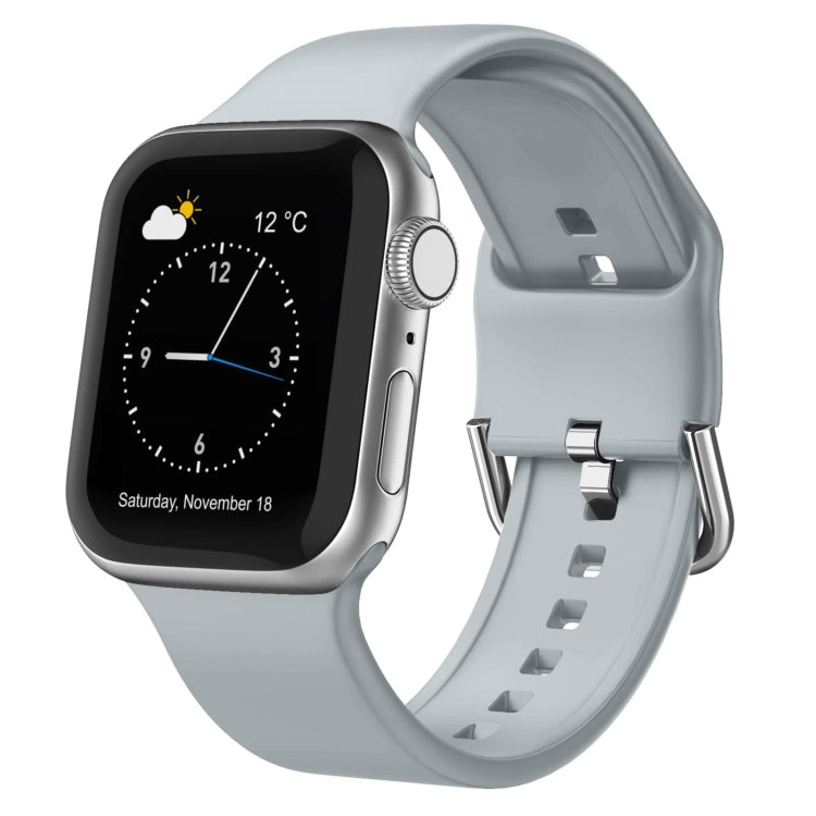 Pin Buckle Silicone Watch Band, For Apple Watch 42mm