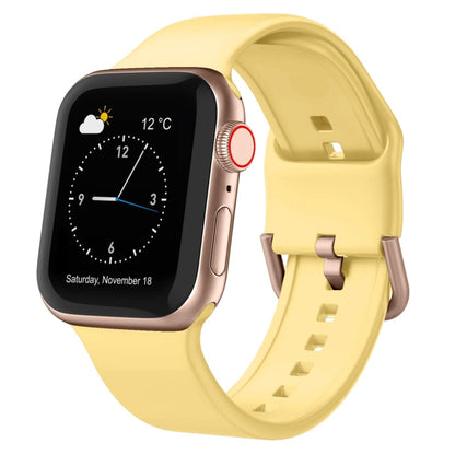 Pin Buckle Silicone Watch Band, For Apple Watch 38mm