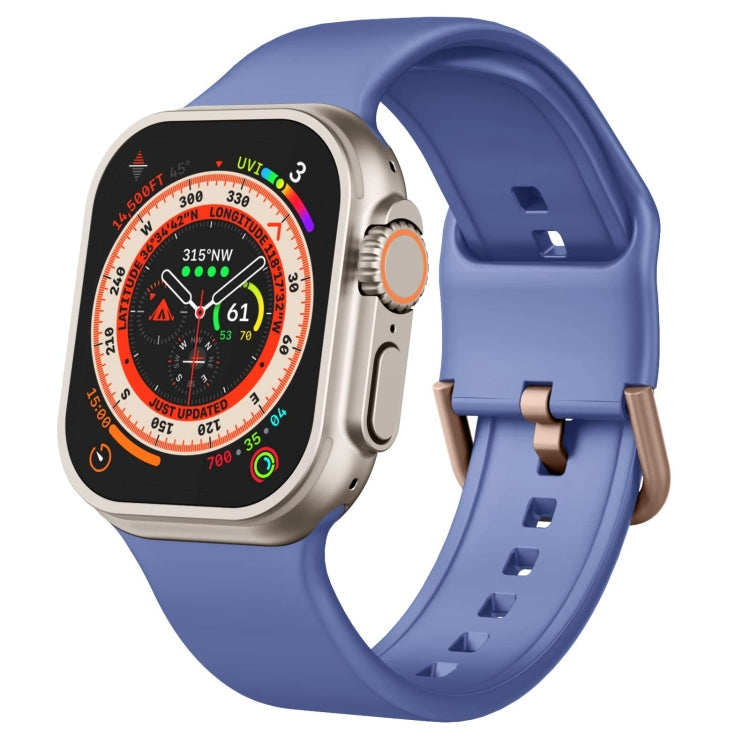 Pin Buckle Silicone Watch Band, For Apple Watch SE 2023 40mm