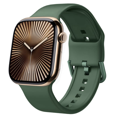 Pin Buckle Silicone Watch Band, For Apple Watch Series 10 46mm