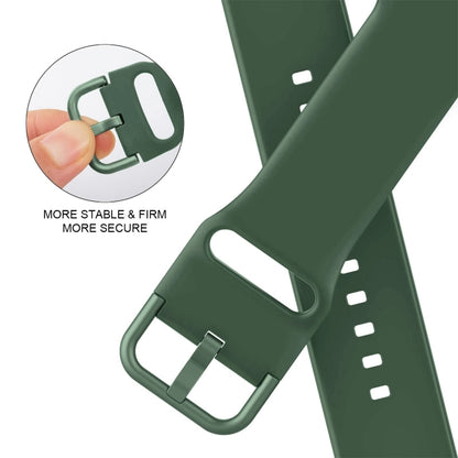 Pin Buckle Silicone Watch Band, For Apple Watch Series 10 46mm