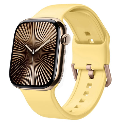 Pin Buckle Silicone Watch Band, For Apple Watch Series 10 46mm