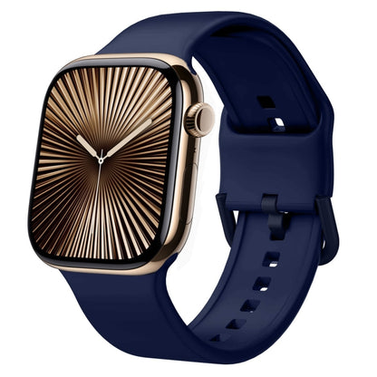 Pin Buckle Silicone Watch Band, For Apple Watch Series 10 46mm
