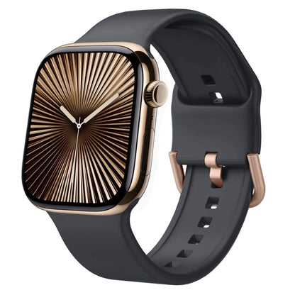 Pin Buckle Silicone Watch Band, For Apple Watch Series 10 42mm