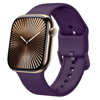 Pin Buckle Silicone Watch Band, For Apple Watch Series 10 42mm