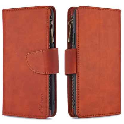 Skin Feel Detachable Magnetic Zipper Horizontal Flip PU Leather Case with Multi-Card Slots & Holder & Wallet & Photo Frame & Lanyard, For iPhone SE 2022 / SE 2020 / 8 / 7, For iPhone XS / X, For iPhone 6 Plus, For iPhone 6, For iPhone 11 Pro Max       ...