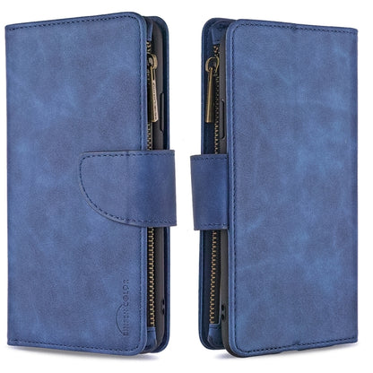 Skin Feel Detachable Magnetic Zipper Horizontal Flip PU Leather Case with Multi-Card Slots & Holder & Wallet & Photo Frame & Lanyard, For iPhone SE 2022 / SE 2020 / 8 / 7, For iPhone XS / X, For iPhone 6 Plus, For iPhone 6, For iPhone 11 Pro Max       ...