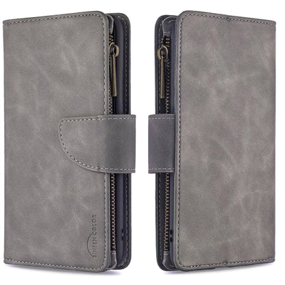 Skin Feel Detachable Magnetic Zipper Horizontal Flip PU Leather Case with Multi-Card Slots & Holder & Wallet & Photo Frame & Lanyard, For Samsung Galaxy A01, For Samsung Galaxy A10 / M10, For Samsung Galaxy A20 / A30, For Samsung Galaxy A21            ...