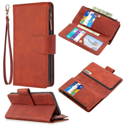 Skin Feel Detachable Magnetic Zipper Horizontal Flip PU Leather Case with Multi-Card Slots & Holder & Wallet & Photo Frame & Lanyard, For Samsung Galaxy A70, For Samsung Galaxy A71, For Samsung Galaxy A51