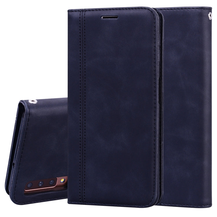 Frosted Business Magnetic Horizontal Flip PU Leather Case with Holder & Card Slot & Lanyard, For Samsung Galaxy A01, For Samsung Galaxy A7 (2018), For Samsung Galaxy A10, For Samsung Galaxy A10s, For Samsung Galaxy A11, For Samsung Galaxy A20s         ...