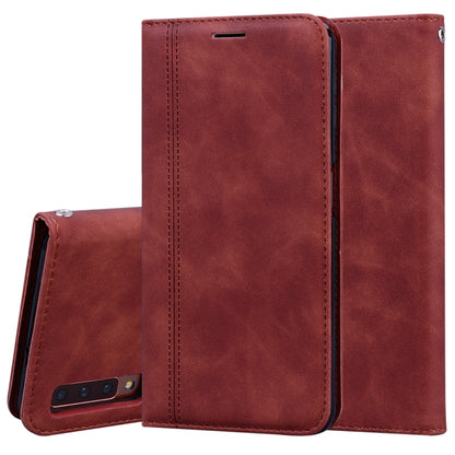 Frosted Business Magnetic Horizontal Flip PU Leather Case with Holder & Card Slot & Lanyard, For Samsung Galaxy A01, For Samsung Galaxy A7 (2018), For Samsung Galaxy A10, For Samsung Galaxy A10s, For Samsung Galaxy A11, For Samsung Galaxy A20s         ...
