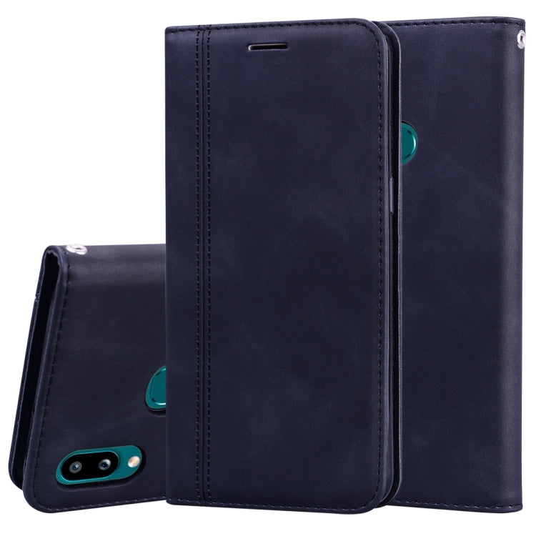 Frosted Business Magnetic Horizontal Flip PU Leather Case with Holder & Card Slot & Lanyard, For Samsung Galaxy A01, For Samsung Galaxy A7 (2018), For Samsung Galaxy A10, For Samsung Galaxy A10s, For Samsung Galaxy A11, For Samsung Galaxy A20s         ...