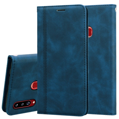 Frosted Business Magnetic Horizontal Flip PU Leather Case with Holder & Card Slot & Lanyard, For Samsung Galaxy A01, For Samsung Galaxy A7 (2018), For Samsung Galaxy A10, For Samsung Galaxy A10s, For Samsung Galaxy A11, For Samsung Galaxy A20s         ...