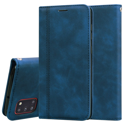 Frosted Business Magnetic Horizontal Flip PU Leather Case with Holder & Card Slot & Lanyard, For Samsung Galaxy A01, For Samsung Galaxy A7 (2018), For Samsung Galaxy A10, For Samsung Galaxy A10s, For Samsung Galaxy A11, For Samsung Galaxy A20s         ...