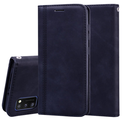 Frosted Business Magnetic Horizontal Flip PU Leather Case with Holder & Card Slot & Lanyard, For Samsung Galaxy A01, For Samsung Galaxy A7 (2018), For Samsung Galaxy A10, For Samsung Galaxy A10s, For Samsung Galaxy A11, For Samsung Galaxy A20s         ...