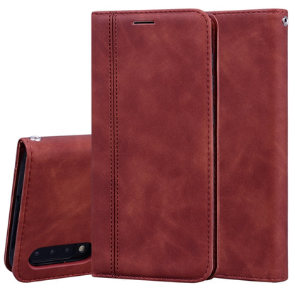 Frosted Business Magnetic Horizontal Flip PU Leather Case with Holder & Card Slot & Lanyard, For Samsung Galaxy A50, For Samsung Galaxy A51, For Samsung Galaxy A70, For Samsung Galaxy A71
