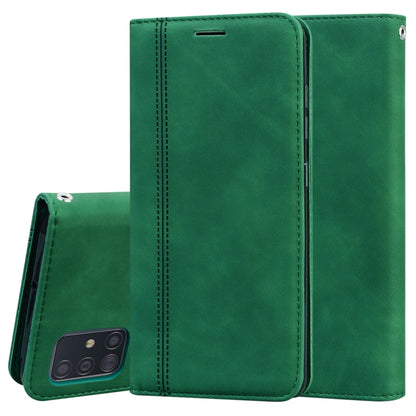Frosted Business Magnetic Horizontal Flip PU Leather Case with Holder & Card Slot & Lanyard, For Samsung Galaxy A50, For Samsung Galaxy A51, For Samsung Galaxy A70, For Samsung Galaxy A71