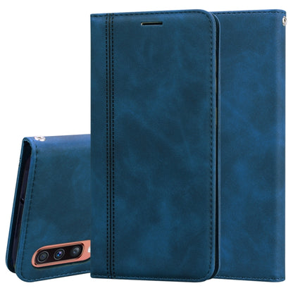 Frosted Business Magnetic Horizontal Flip PU Leather Case with Holder & Card Slot & Lanyard, For Samsung Galaxy A50, For Samsung Galaxy A51, For Samsung Galaxy A70, For Samsung Galaxy A71
