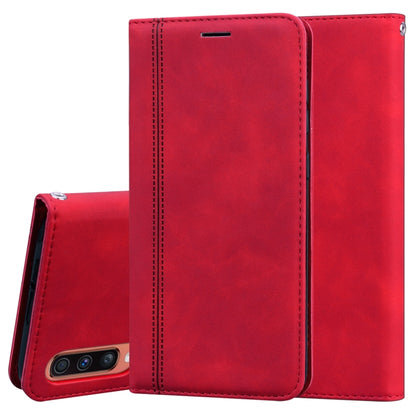 Frosted Business Magnetic Horizontal Flip PU Leather Case with Holder & Card Slot & Lanyard, For Samsung Galaxy A50, For Samsung Galaxy A51, For Samsung Galaxy A70, For Samsung Galaxy A71