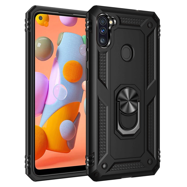 Shockproof TPU + PC Protective Case with 360 Degree Rotating Holder, For Galaxy A11 US