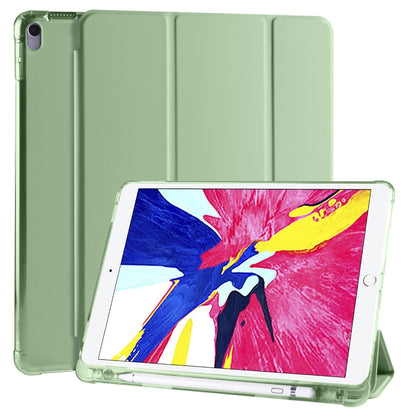 3-folding Horizontal Flip PU Leather + Shockproof TPU Case with Holder & Pen Slot, For iPad Pro 11 (2020) / iPad Pro 11(2018), For iPad Air 13 2025 / 2024 / iPad Pro 12.9 (2020) / iPad Pro 12.9(2018), For iPad 10.2 2021 / 2020 / 2019                   ...