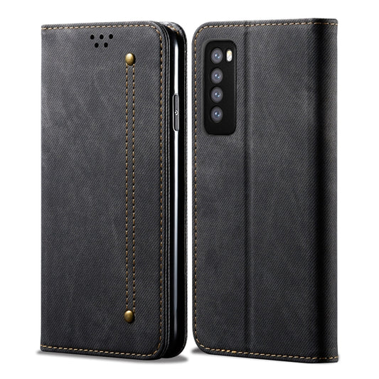Denim Texture Casual Style Horizontal Flip Leather Case with Holder & Card Slots & Wallet, For Huawei Nova 7, For Huawei Nova 7 Pro, For Huawei Nova 7 SE / P40 Lite 5G, For Huawei P Smart(2020), For Huawei Y5P, For Huawei Y6P, For Huawei Honor X10 5G