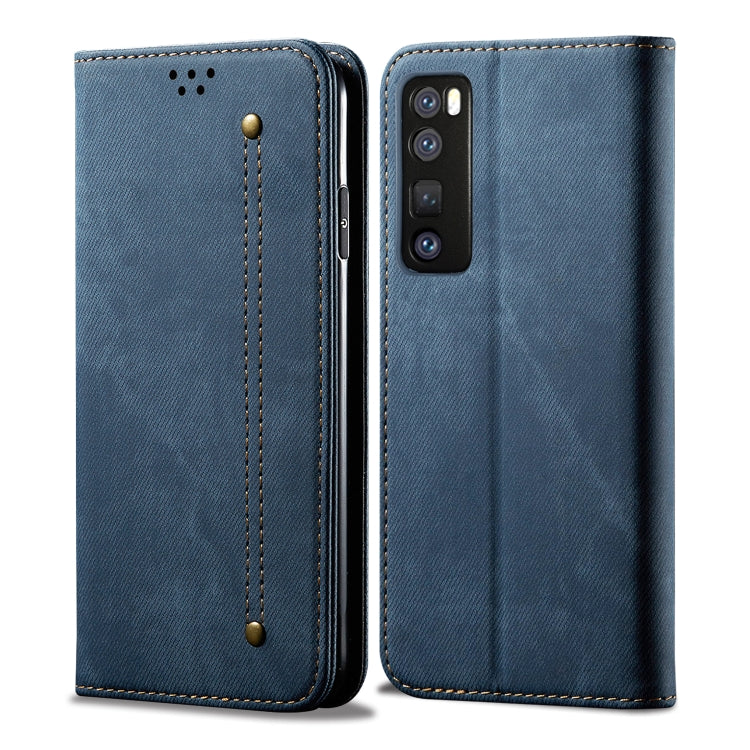 Denim Texture Casual Style Horizontal Flip Leather Case with Holder & Card Slots & Wallet, For Huawei Nova 7, For Huawei Nova 7 Pro, For Huawei Nova 7 SE / P40 Lite 5G, For Vivo Y50, For Huawei Honor X10 5G, For Xiaomi Redmi Note 9                     ...