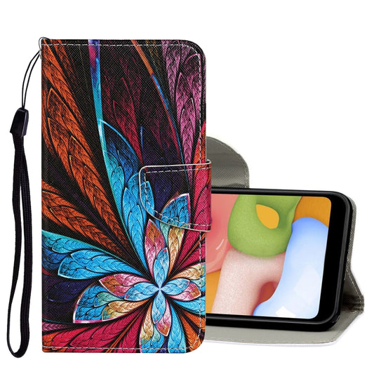 Colored Drawing Pattern Horizontal Flip Leather Case with Holder & Card Slots & Wallet, For Samsung Galaxy A01, For Samsung Galaxy M10 / A10