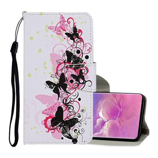 Colored Drawing Pattern Horizontal Flip Leather Case with Holder & Card Slots & Wallet & Lanyard, For Samsung Galaxy S10+, For Samsung Galaxy S10e