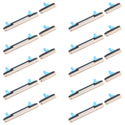 10pcs Power Button + Volume Control Button, For Samsung Galaxy J2 Core SM-J260, For Samsung Galaxy J4 SM-J400, For Samsung Galaxy J2 Pro 2018 SM-J250, For Samsung Galaxy A8 2018 SM-A530, For Samsung Galaxy A8+ 2018 SM-A730