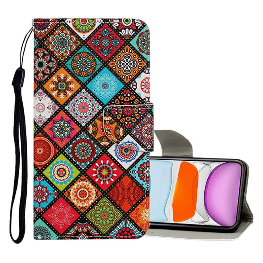 Colored Drawing Pattern Horizontal Flip Leather Case with Holder & Card Slots & Wallet, For iPhone 11, For iPhone 11 Pro, For iPhone 11 Pro Max, For iPhone X / XS