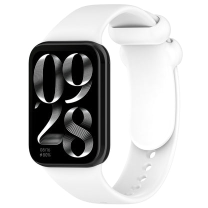 Solid Color Black Buckle Silicone Watch Band, For Xiaomi Band 10 Pro / Redmi Watch 6 / 5