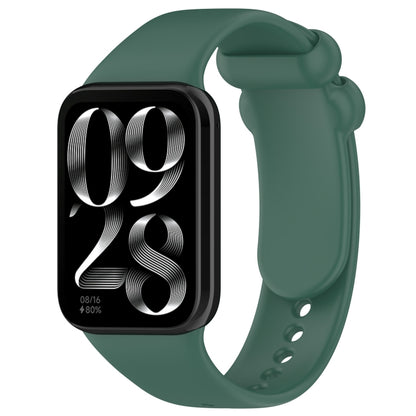 Solid Color Black Buckle Silicone Watch Band, For Xiaomi Band 10 Pro / Redmi Watch 6 / 5