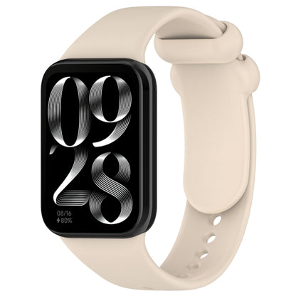 Solid Color Black Buckle Silicone Watch Band, For Xiaomi Band 10 Pro / Redmi Watch 6 / 5