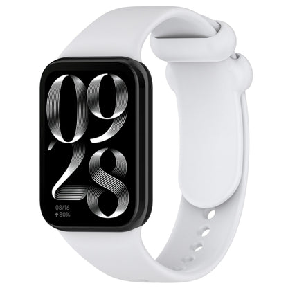 Solid Color Black Buckle Silicone Watch Band, For Xiaomi Band 10 Pro / Redmi Watch 6 / 5