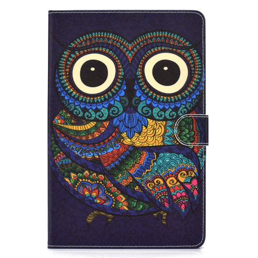 Colored Drawing Pattern Horizontal Flip PU Leather Case with Holder & Card Slot & Sleep / Wake-up Function, For Samsung Galaxy Tab A 10.1 (2019) T510/T515, For Samsung Galaxy Tab A 10.1 T580/T585 (2016), For Samsung Galaxy Tab A 10.5 T590/T595         ...