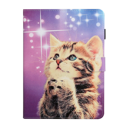 Colored Drawing Pattern Horizontal Flip PU Leather Case with Holder & Card Slot & Sleep / Wake-up Function, For iPad Pro 10.2 2021 / 2020 / 2019 / 10.5 (2019), For iPad Pro 11 inch (2020), For iPad 9.7 (2017/2018) & Air 2 & Air                         ...