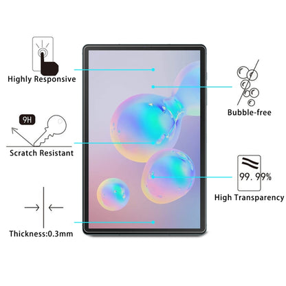 2pcs 9H HD Explosion-proof Tempered Glass Film, For Samsung Galaxy Tab S10 FE / S7, For Samsung Galaxy Tab S7+ / S9 FE+, For BBK S5 Pro