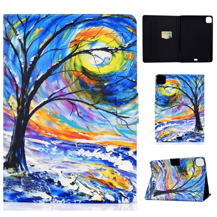 TPU Electric Pressed Horizontal Flip Leather Case with Holder & Card Slot & Sleep / Wake-up Function, For iPad 10.2 / 10.5 / iPad Air 10.5 2019, For iPad Air / Air 2  / iPad 9.7 2017 / 2018, For iPad Pro 11 2020 / 2018                                  ...