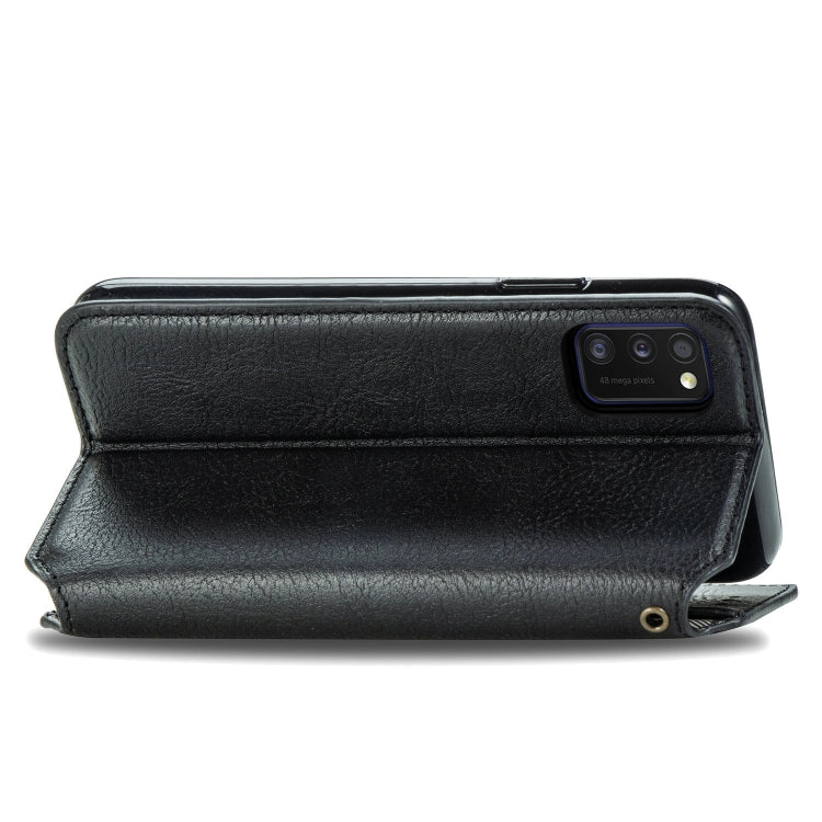 Cubic Grid Pressed Horizontal Flip Magnetic Leather Case with Holder & Card Slots & Wallet, For Samsung Galaxy A20(Japanese Version), For Samsung Galaxy A30(Japanese Version), For Samsung Galaxy A30, For Samsung Galaxy A41                              ...
