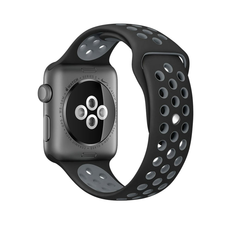 Sport Silicone Watchband Standard Edition, For Apple Watch Series 7 41mm / 6 & SE & 5 & 4 40mm / 3 & 2 & 1 38mm, For Apple Watch Ultra 49mm / Series 8&7 45mm / SE 2&6&SE&5&4 44mm / 3&2&1 42mm