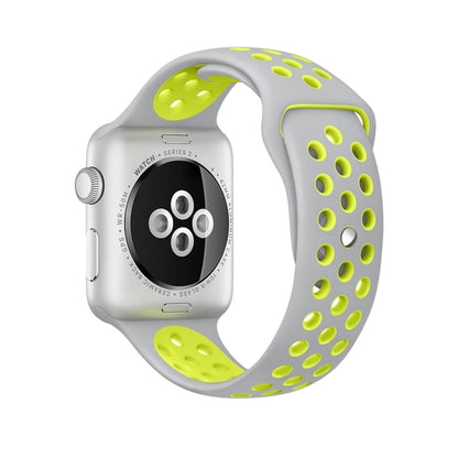 Sport Silicone Watchband Standard Edition, For Apple Watch Series 7 41mm / 6 & SE & 5 & 4 40mm / 3 & 2 & 1 38mm, For Apple Watch Ultra 49mm / Series 8&7 45mm / SE 2&6&SE&5&4 44mm / 3&2&1 42mm