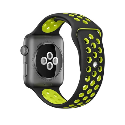 Sport Silicone Watchband Standard Edition, For Apple Watch Series 7 41mm / 6 & SE & 5 & 4 40mm / 3 & 2 & 1 38mm, For Apple Watch Ultra 49mm / Series 8&7 45mm / SE 2&6&SE&5&4 44mm / 3&2&1 42mm