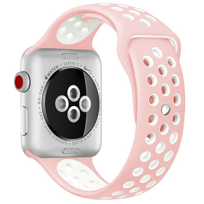 Sport Silicone Watchband Standard Edition, For Apple Watch Series 7 41mm / 6 & SE & 5 & 4 40mm / 3 & 2 & 1 38mm, For Apple Watch Ultra 49mm / Series 8&7 45mm / SE 2&6&SE&5&4 44mm / 3&2&1 42mm