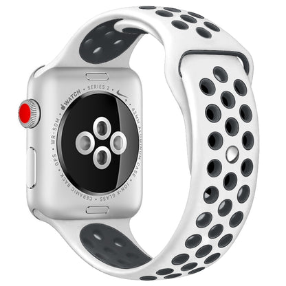 Sport Silicone Watchband Standard Edition, For Apple Watch Series 7 41mm / 6 & SE & 5 & 4 40mm / 3 & 2 & 1 38mm, For Apple Watch Ultra 49mm / Series 8&7 45mm / SE 2&6&SE&5&4 44mm / 3&2&1 42mm